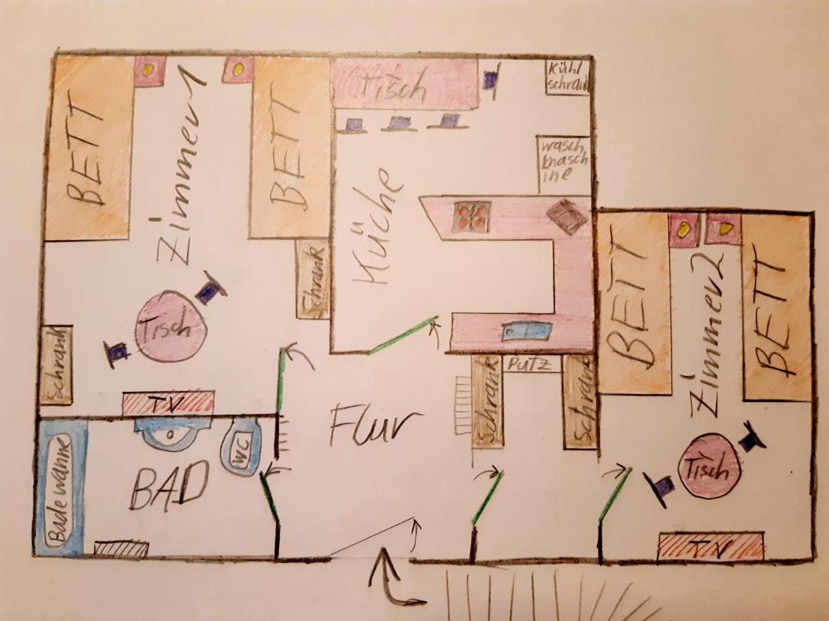 Ara Monteurzimmer Ferienwohnung Zentrumsnah Kesselsdorferstr Дрезден Экстерьер фото